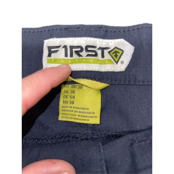 First Tactical Pants Mens 38x30 Blue Deep Pockets Workwear‎ Navy Blue A27 - Picture 7 of 9